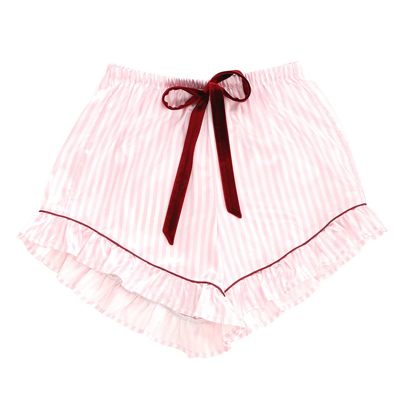Ruffled Short Pj Set