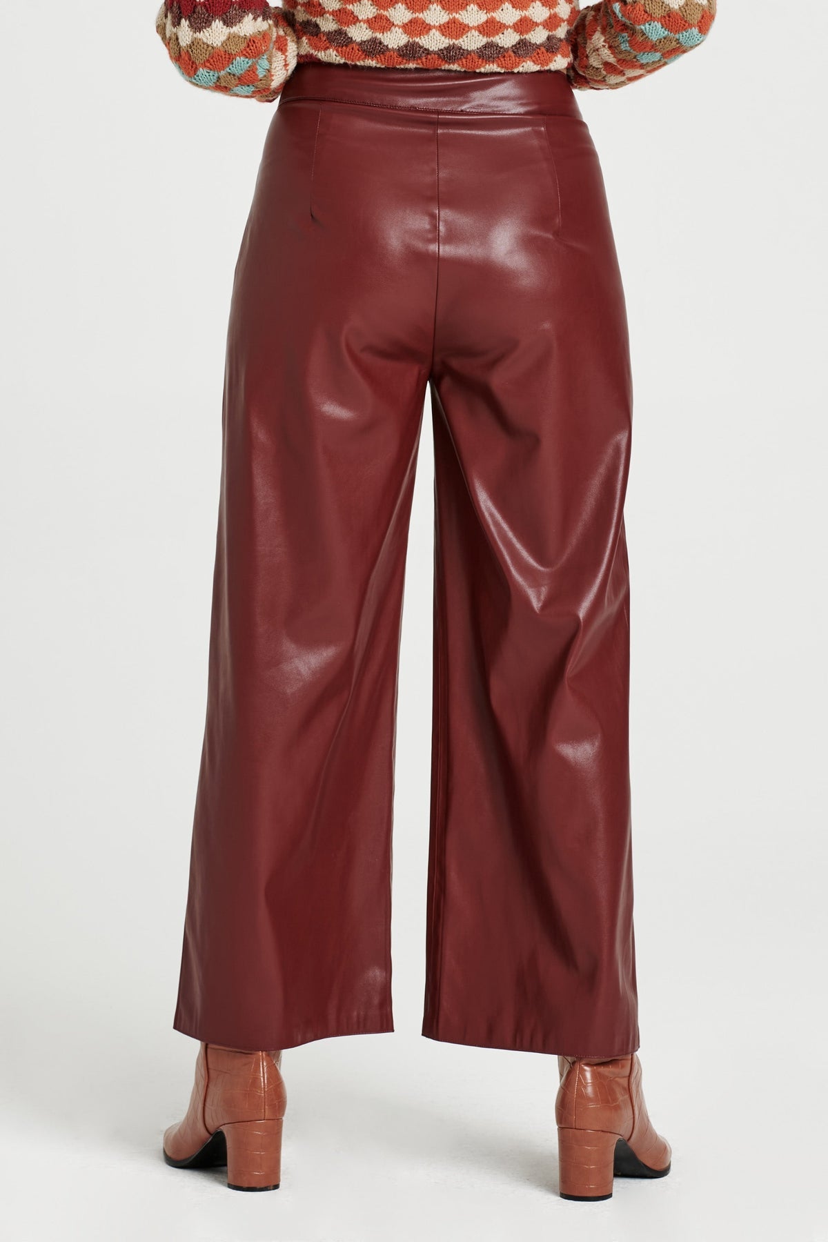 Sparkle Wide Leg Cropped Pant