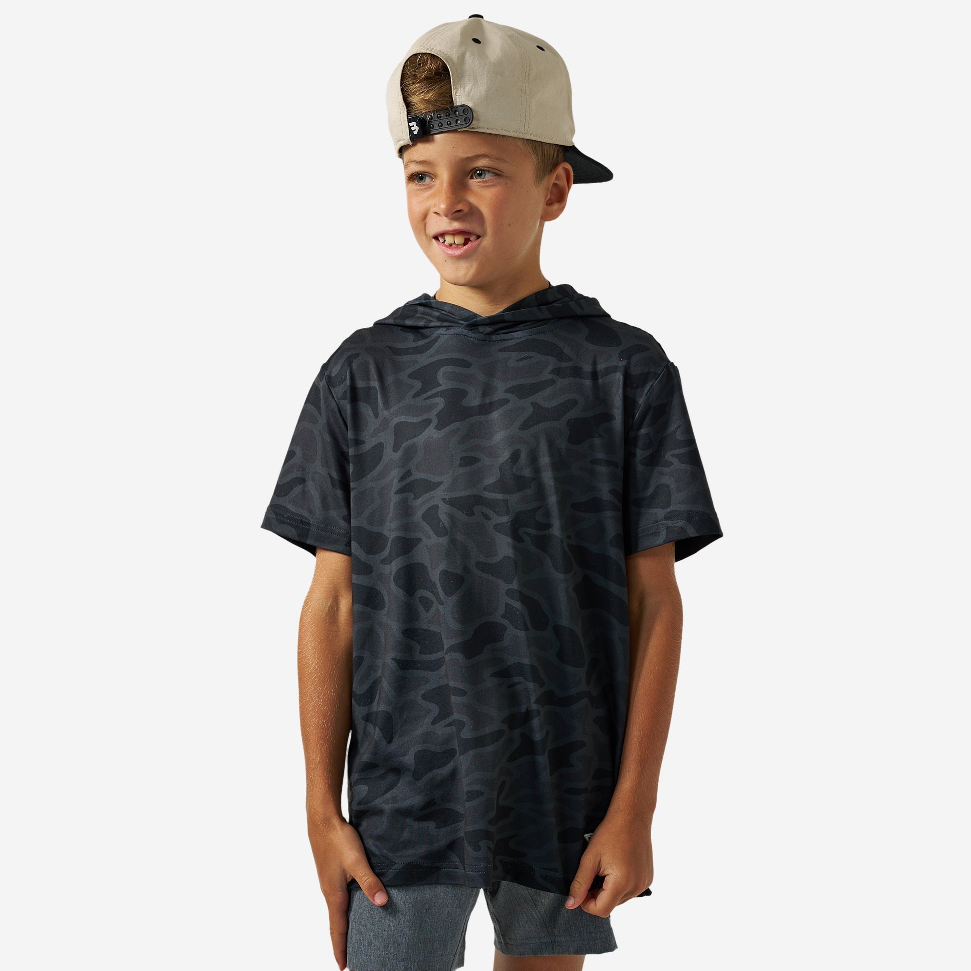 Youth Short Sleeve Performance Hoodie