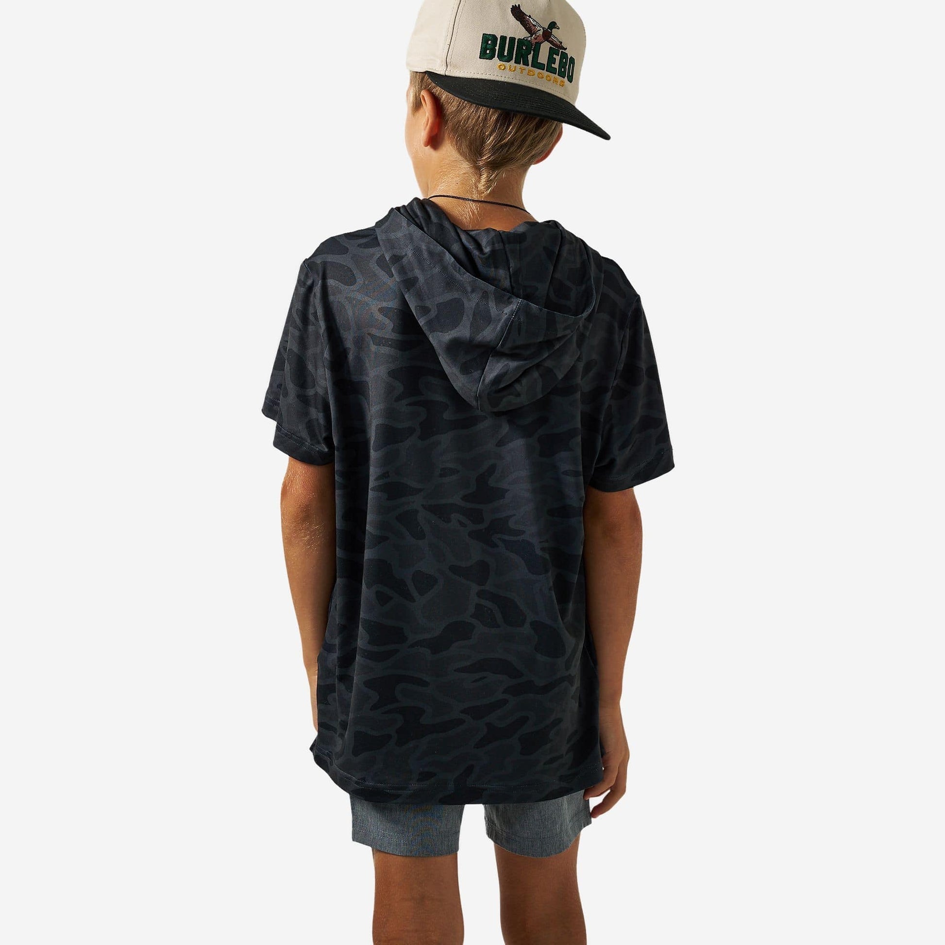 Youth Short Sleeve Performance Hoodie