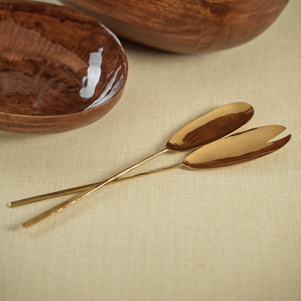 Maize Polished Gold Server Set