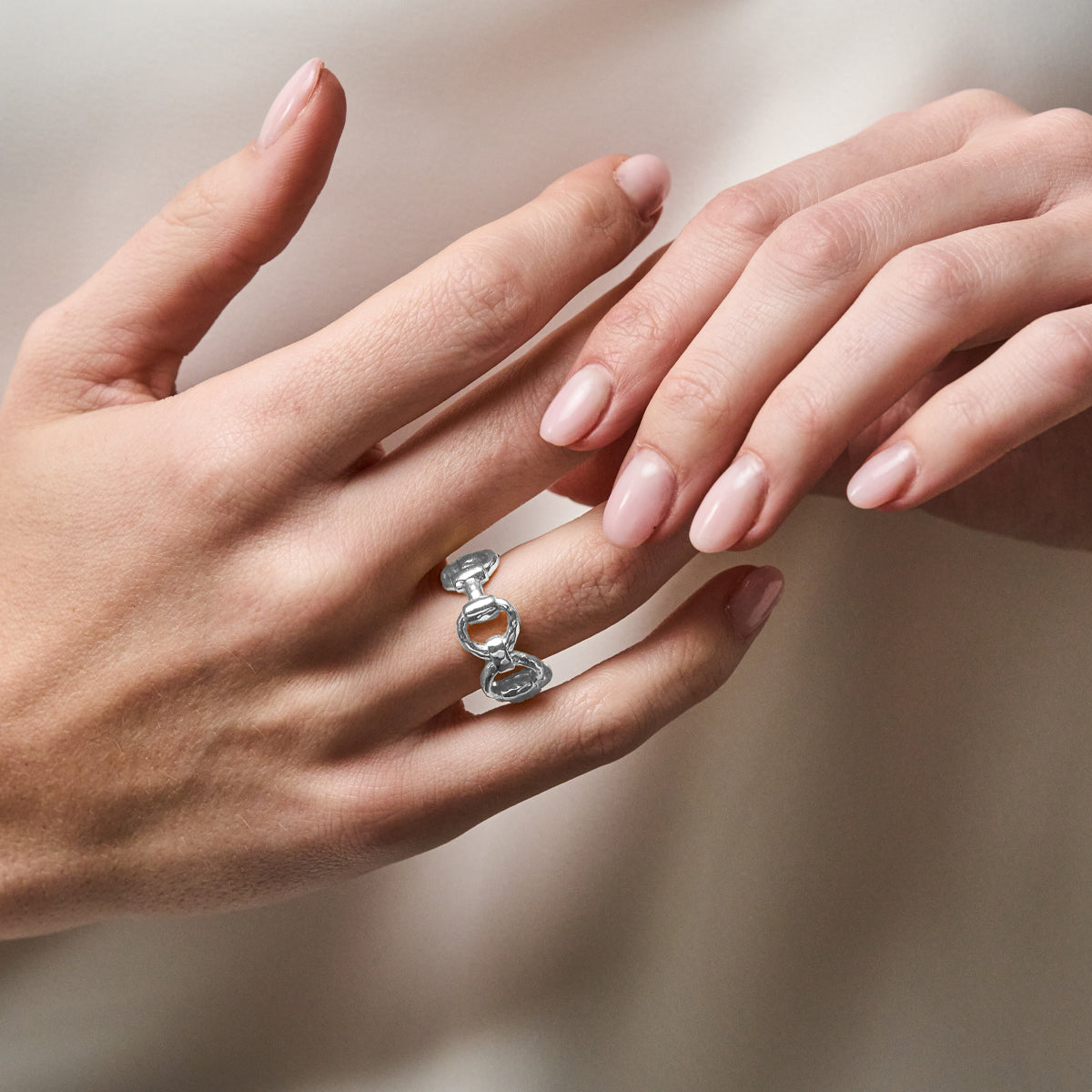 Equestrian Snaffle Bit Ring