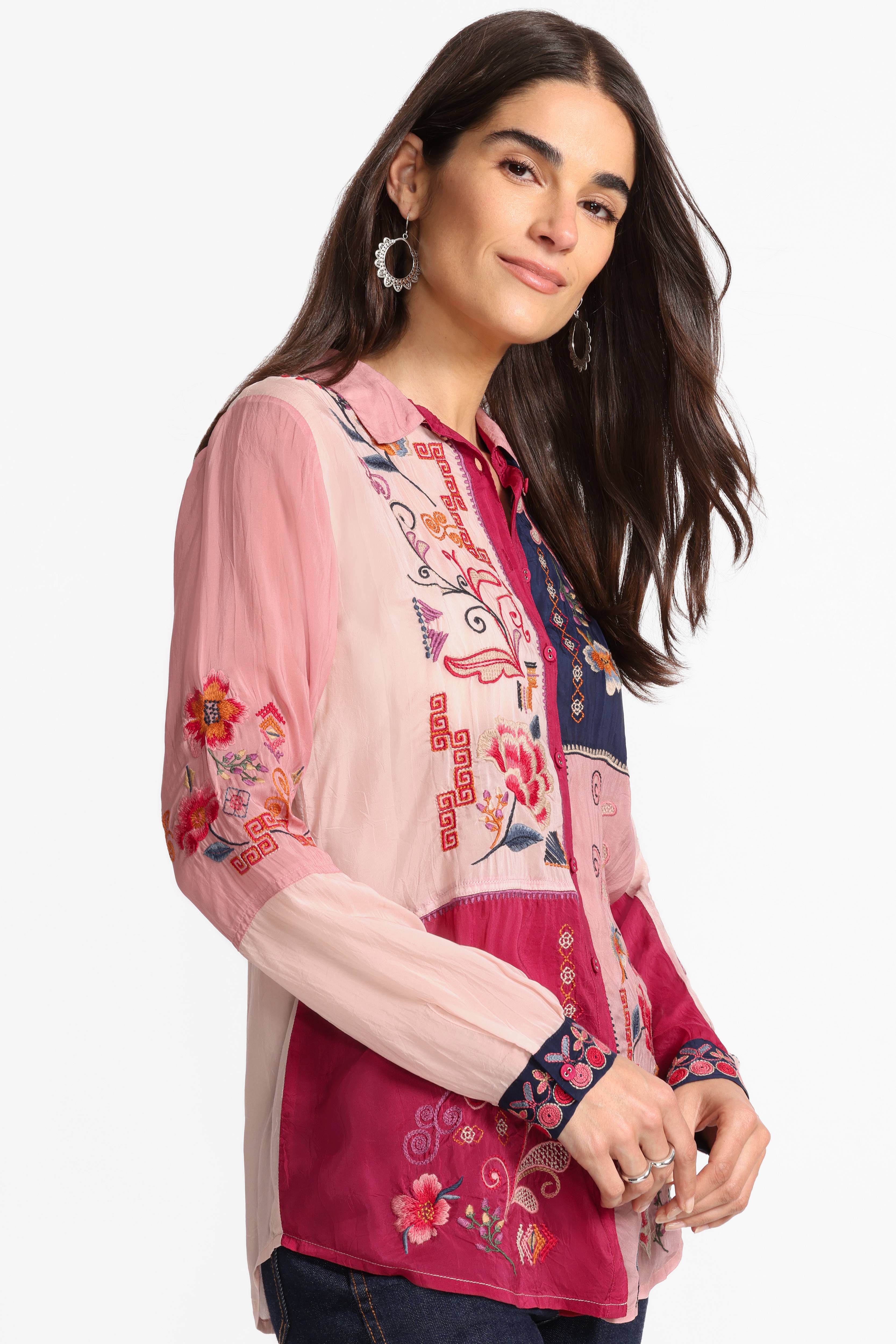 Marcia Color Block Shirt