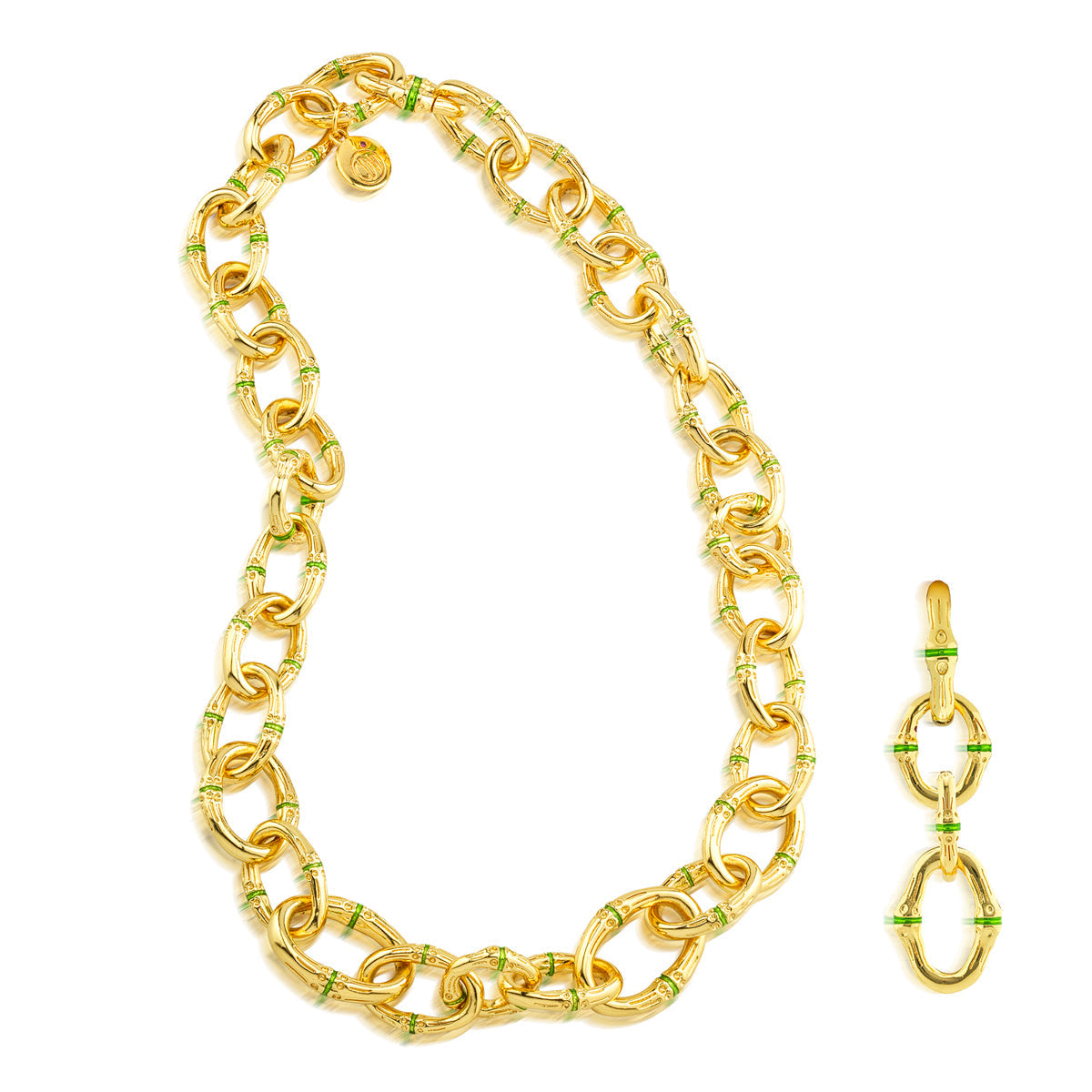 Bangkok Bamboo Link Necklace