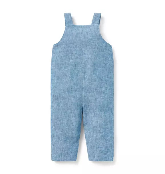 Chambray Horse Icon Overall