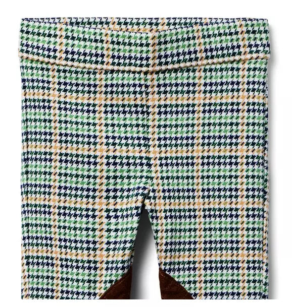 Stretch Plaid Riding Pant