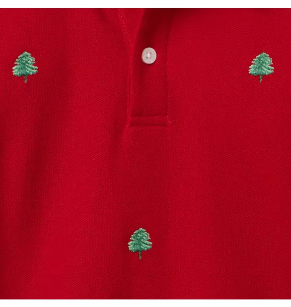 Lacoste Pique Ace Red Polo