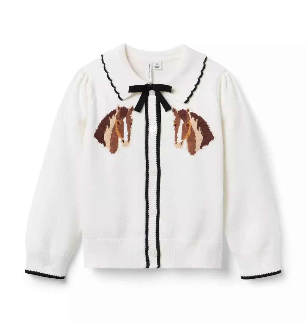 White Horse Cardigan