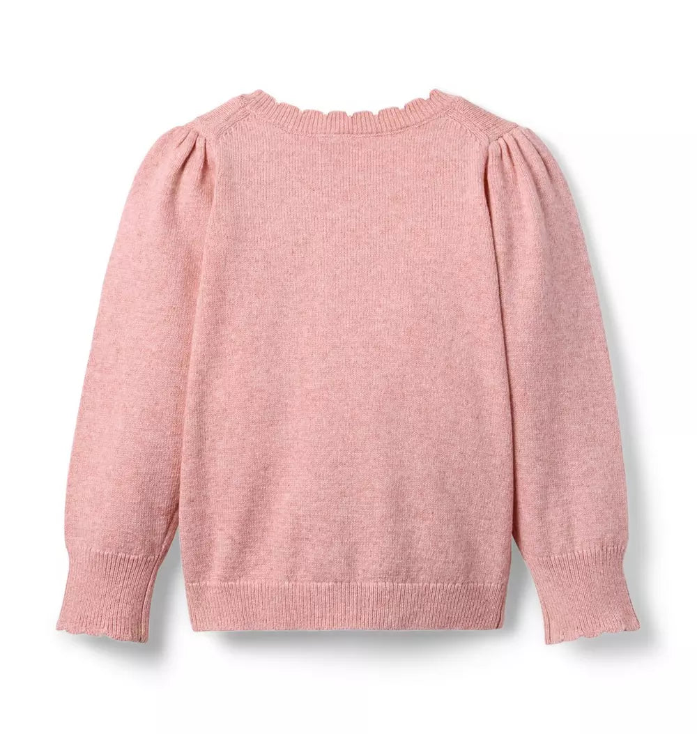 Pink Cowboy Boot Sweater