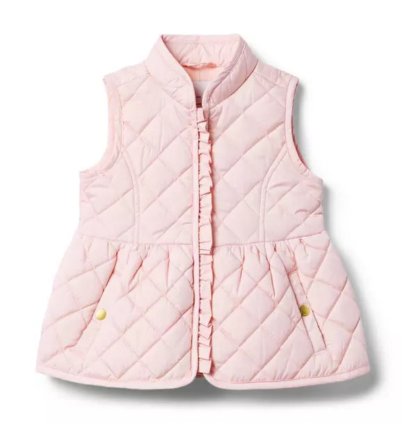 Pink Quilted Vest