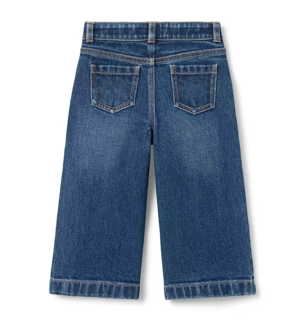 Denim Wide Leg Pant