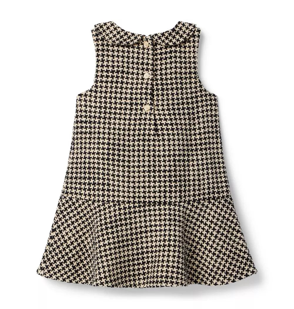 Houndstooth Boucle Dress