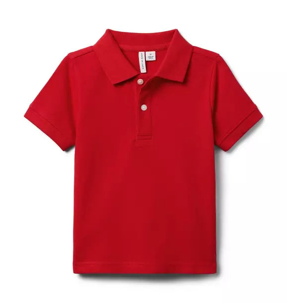 Lacoste Pique Ace Red Polo