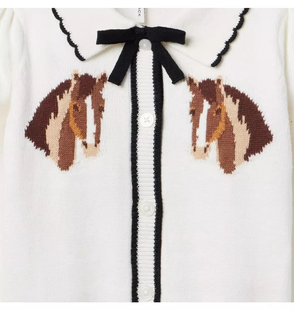 White Horse Cardigan