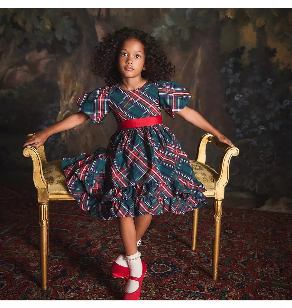 Multi Family Plaid Dress