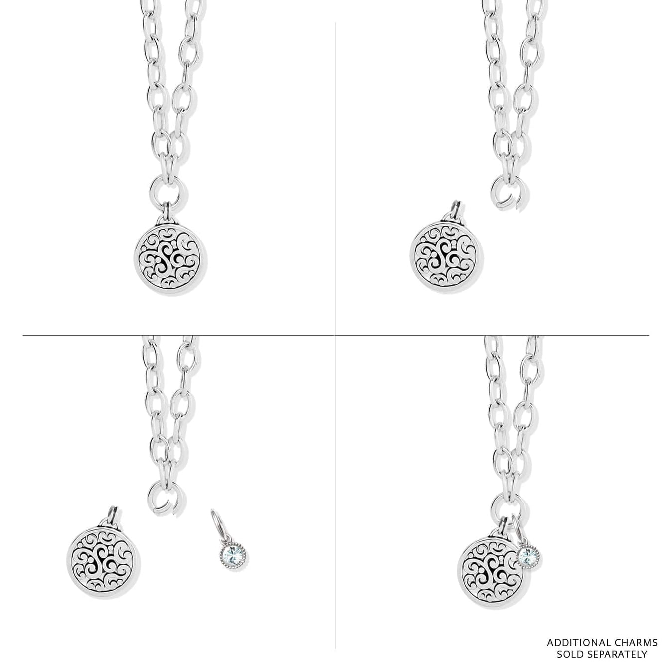 Contempo Medallion Charm Necklace