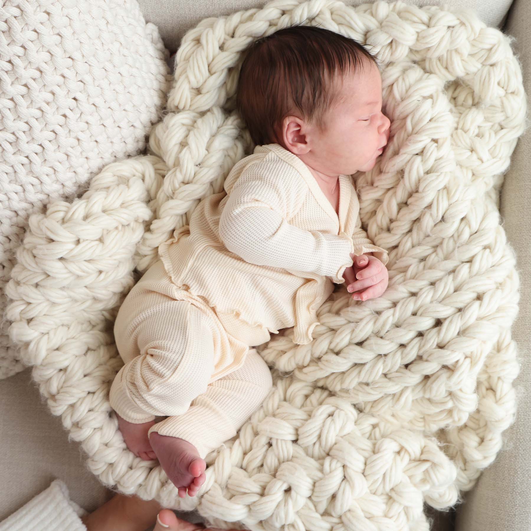 2Pc Waffle Crossover Set