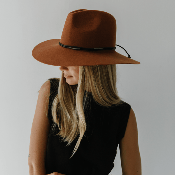 Emma Wide Brim Fedora