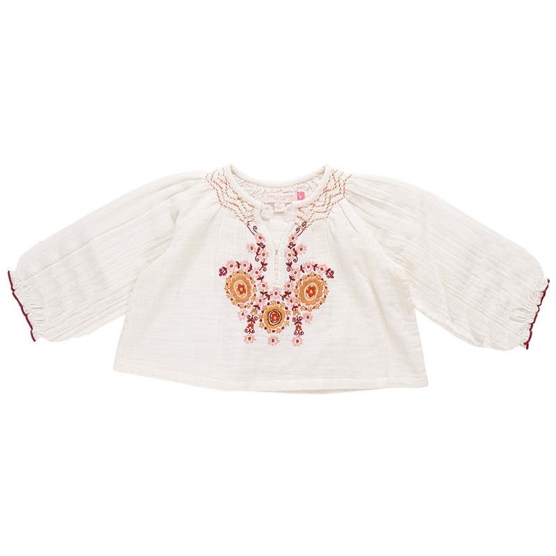 Ava Top - Harvest Embroidery