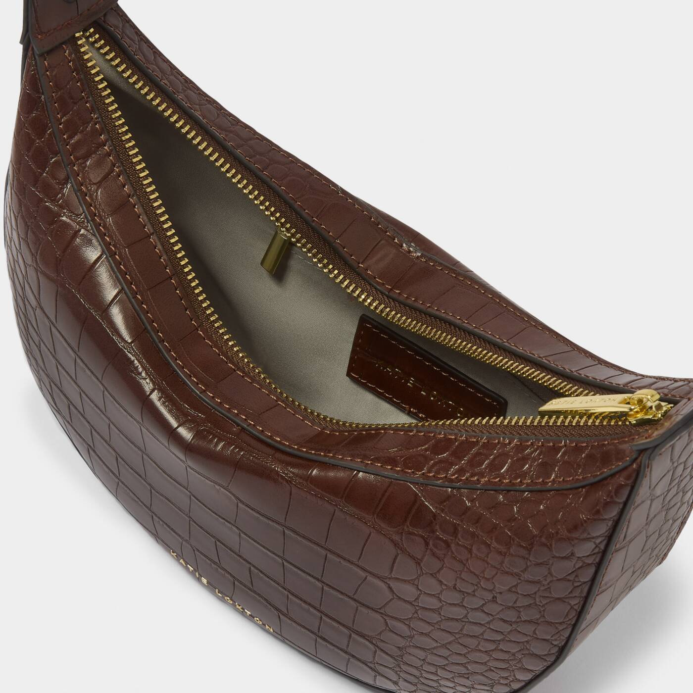 Marni Faux Croc Small Shoulder