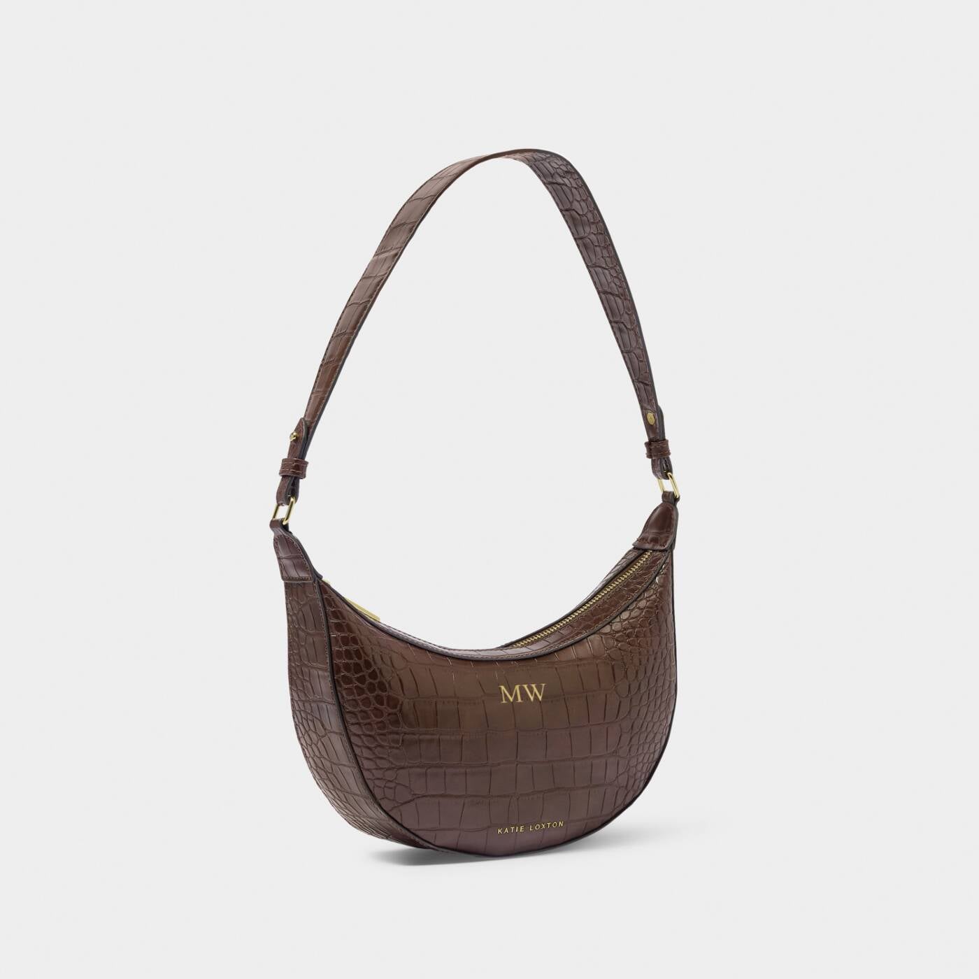 Marni Faux Croc Small Shoulder