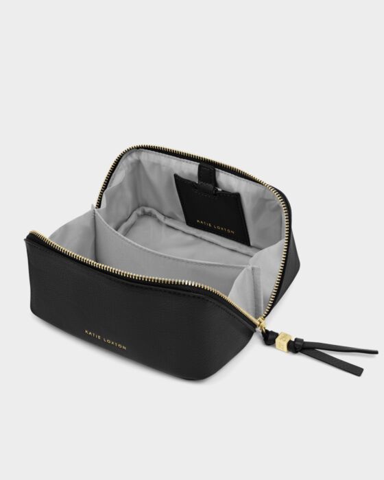 Fold-Out Mirror Makeup Bag