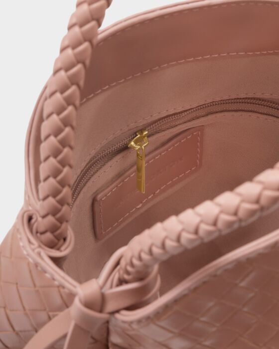 Nova Woven Texture Top Handle Bag