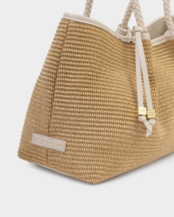 Nova Raffia Shoulder Tote