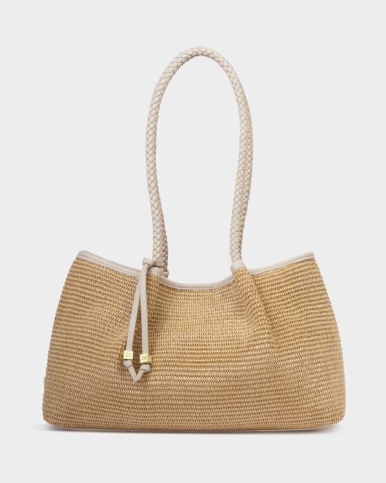 Nova Raffia Shoulder Tote