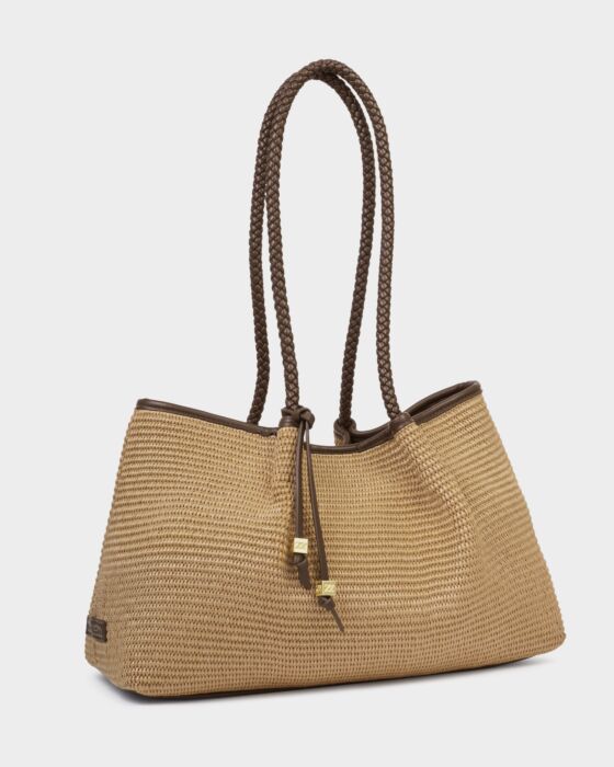 Nova Raffia Shoulder Tote