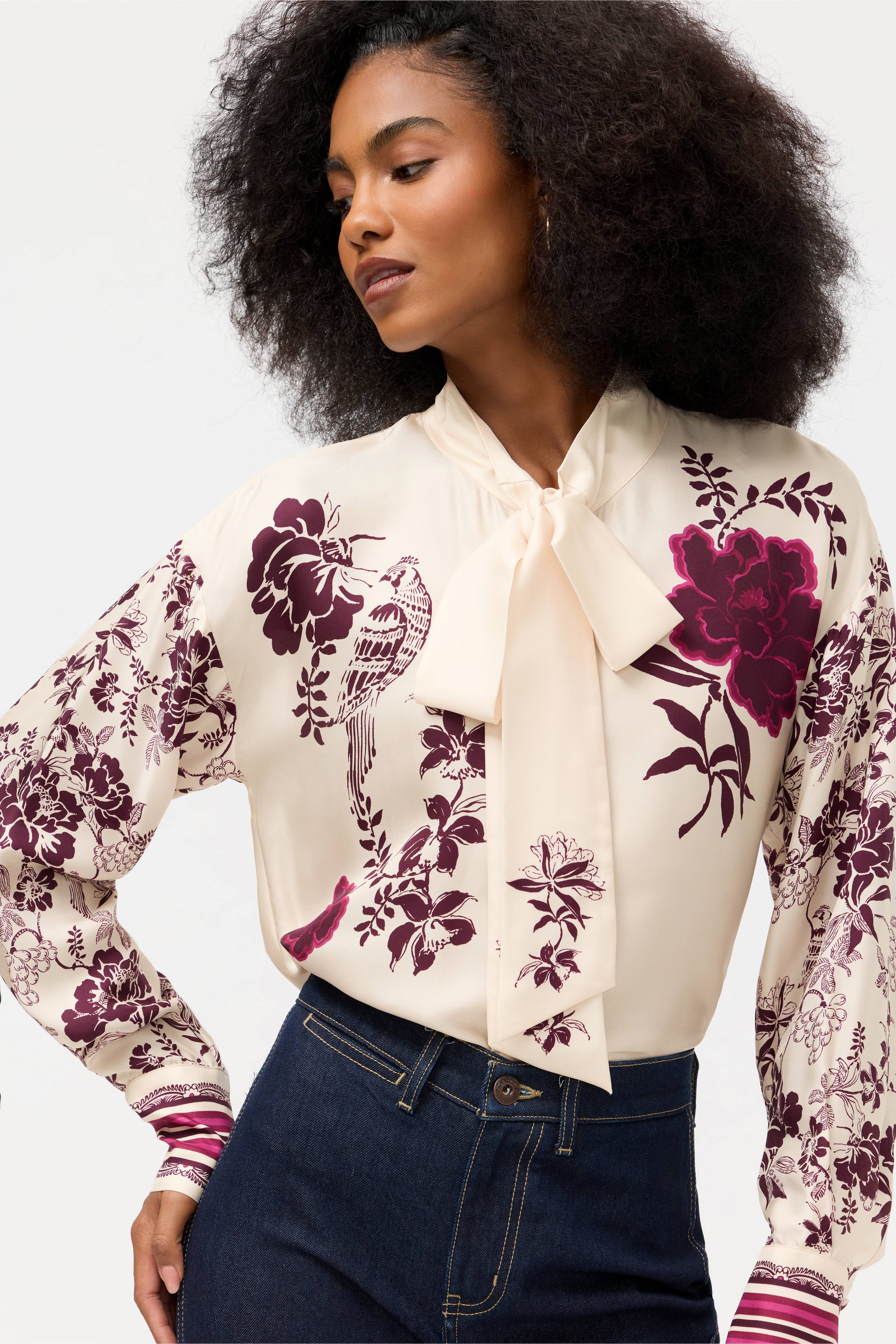 Tatia Jornada Bow Blouse