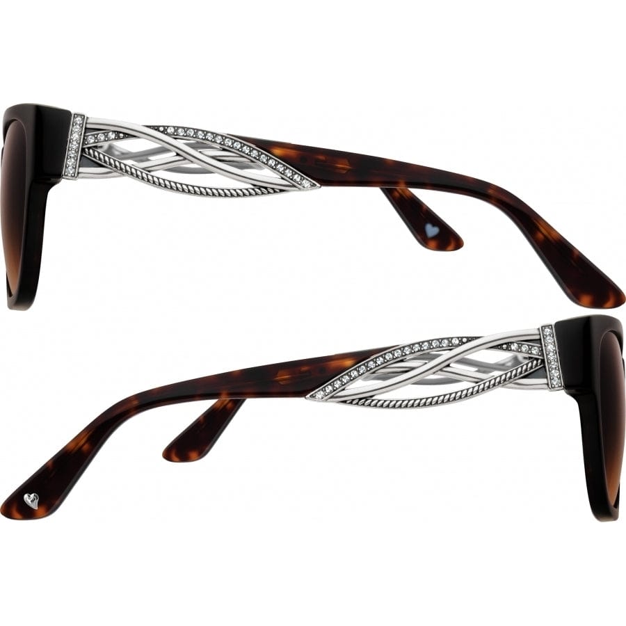 Neptune's Rings Swirl Tortoise Sunglasses