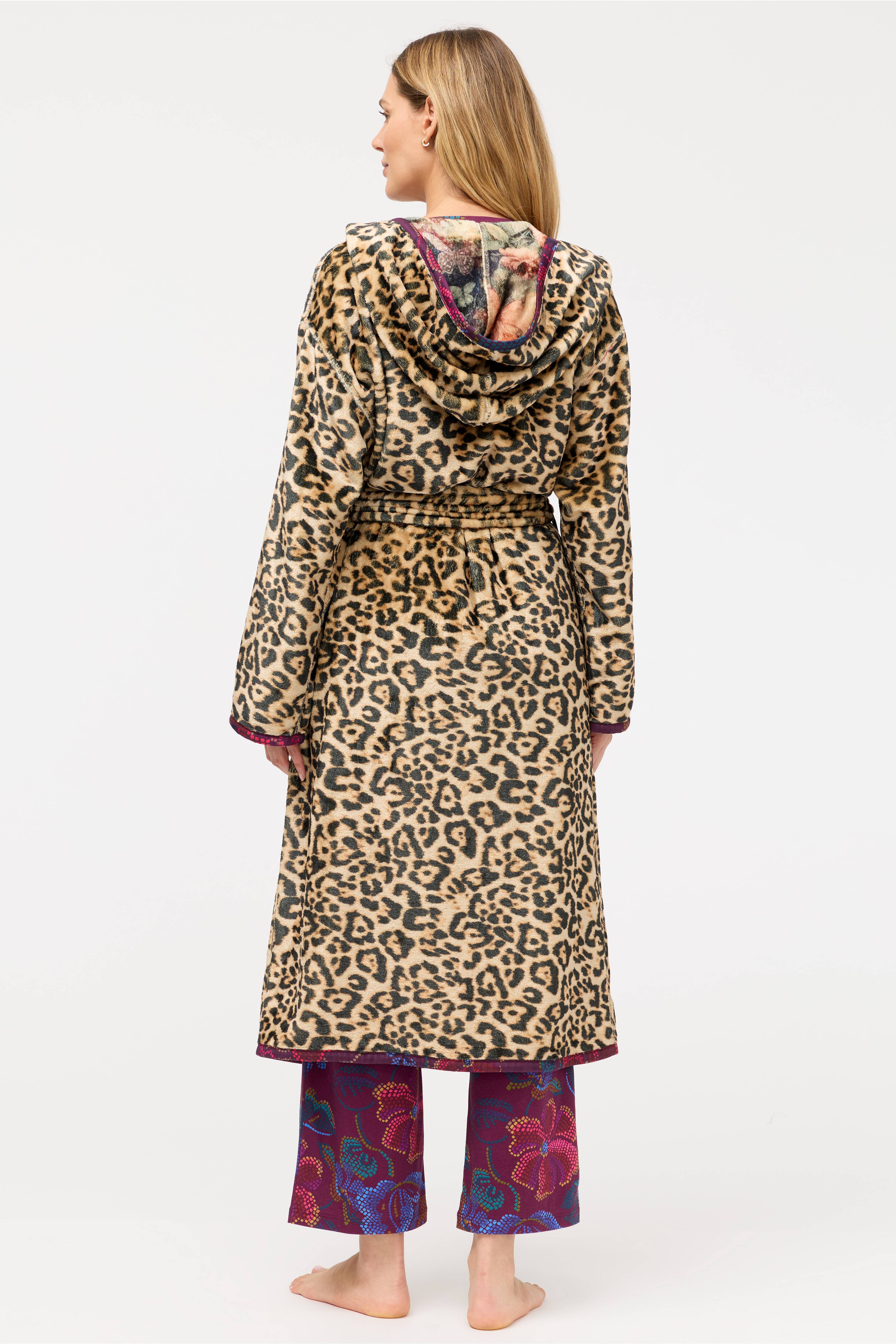 Leopard Reversible Aditi Robe
