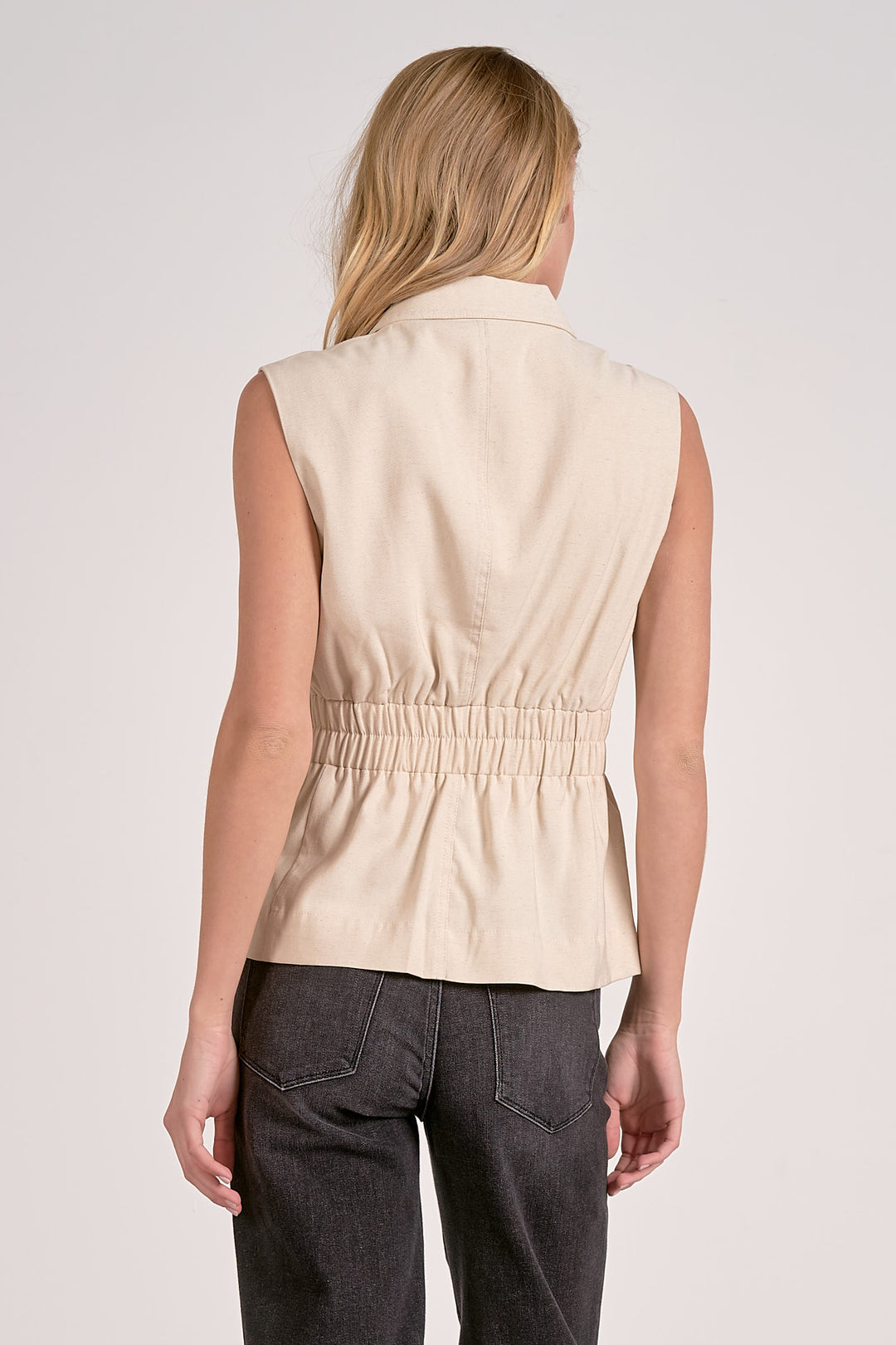 Cinched Waist Vest