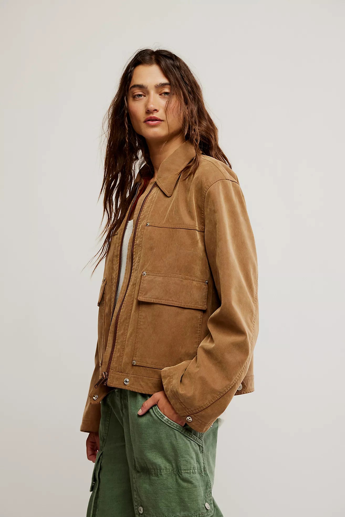 Blair Vegan Suede Jacket