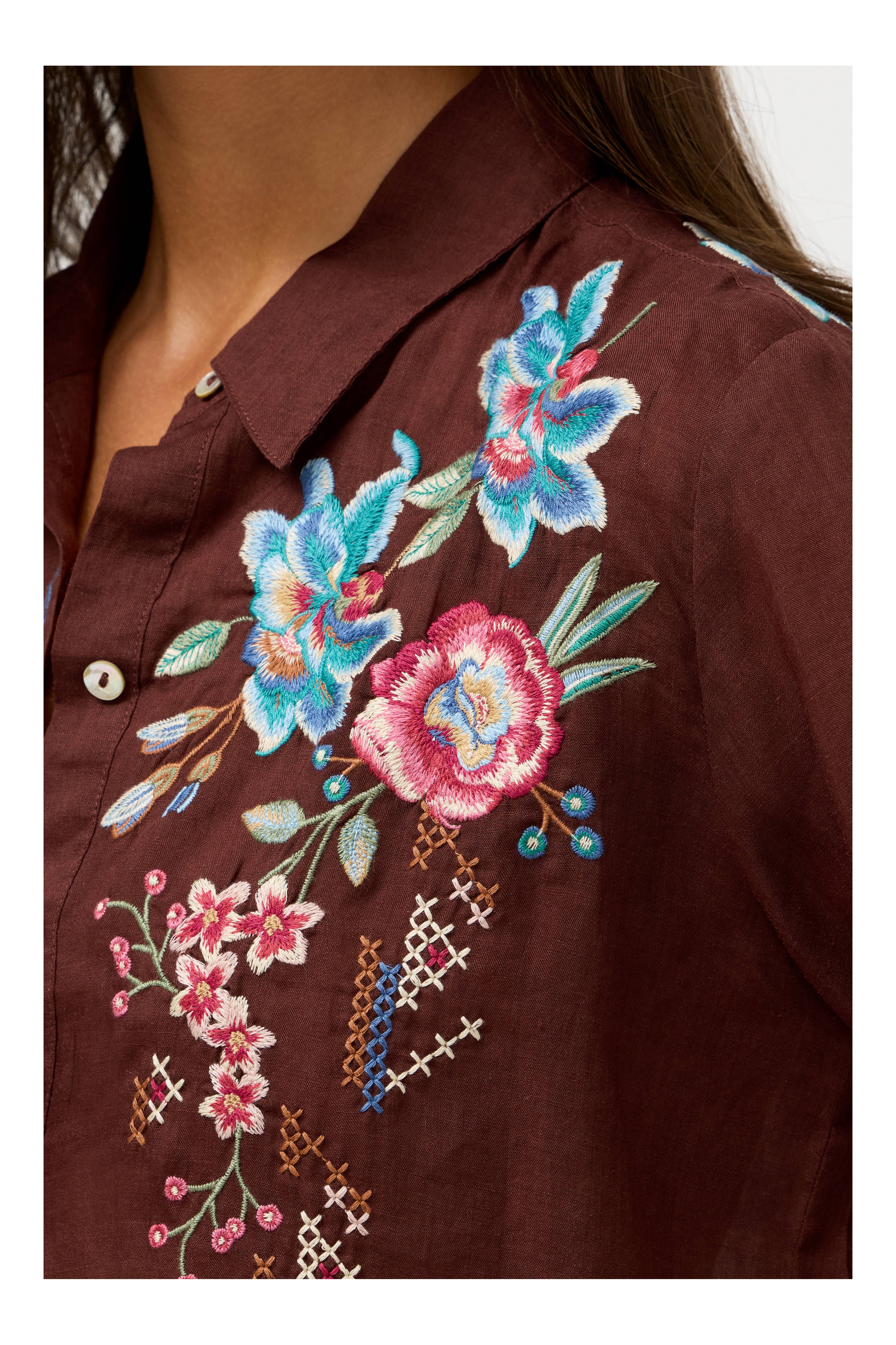 Elsarose Contrast Binding Shirt