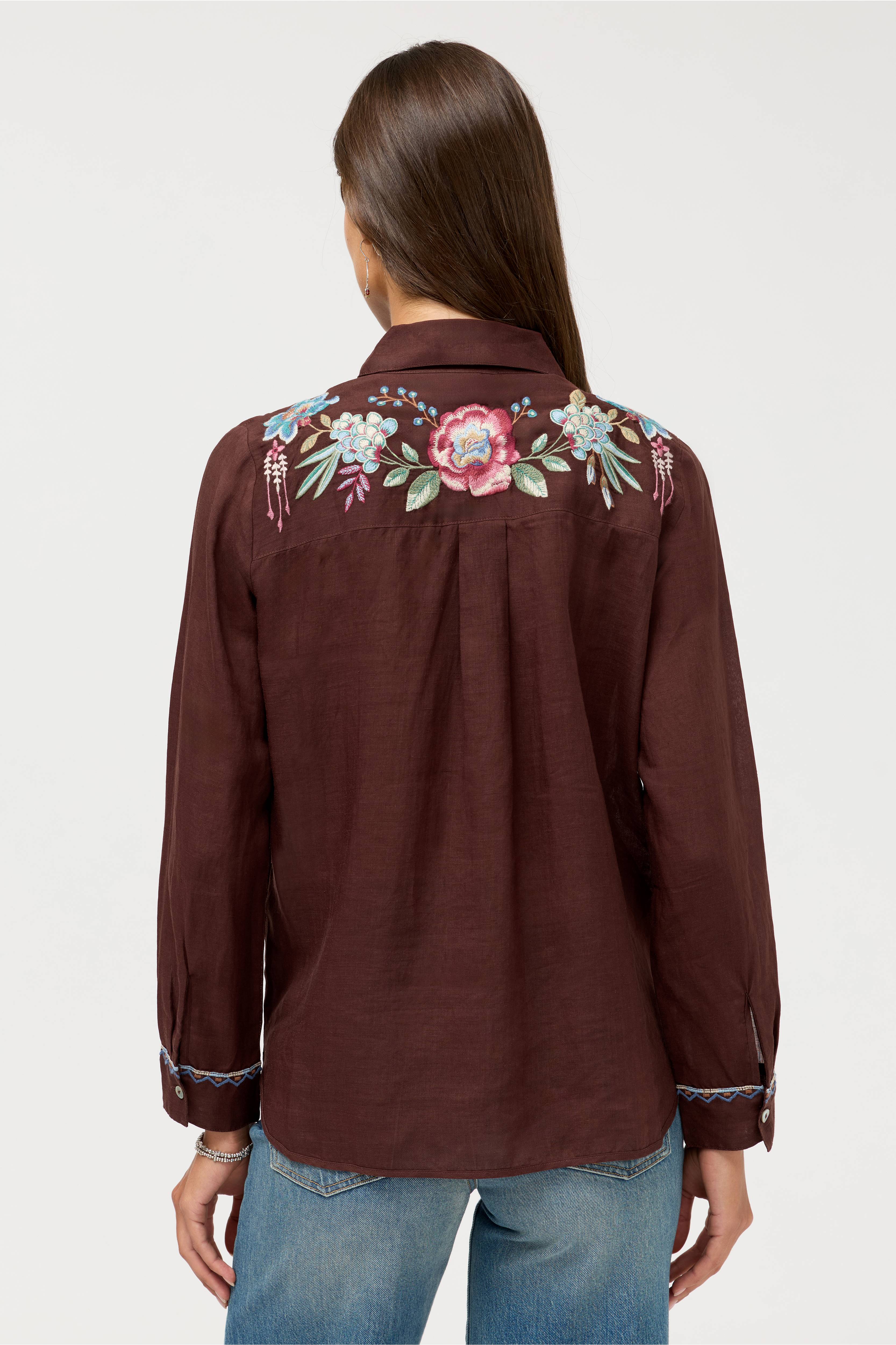 Elsarose Contrast Binding Shirt
