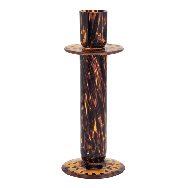Tortoise Glass Candlestick