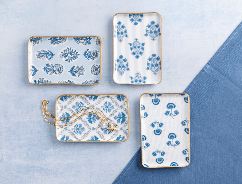 Vine Floral Trinket Tray