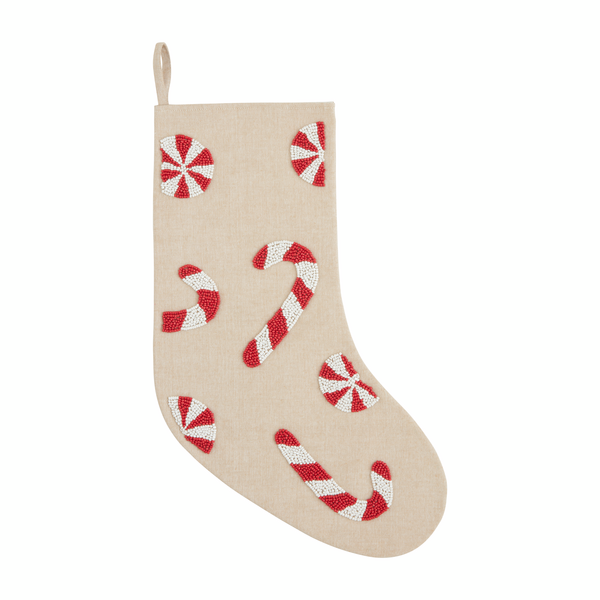 Beaded Christmas Stockings