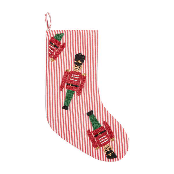 Beaded Christmas Stockings