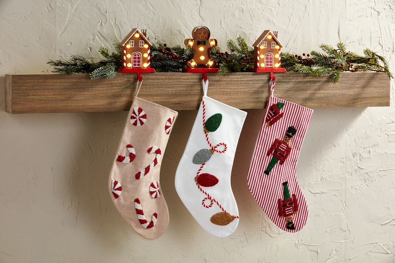 Beaded Christmas Stockings