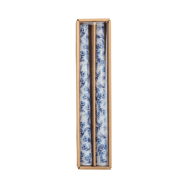 Block Print Taper Candle Set