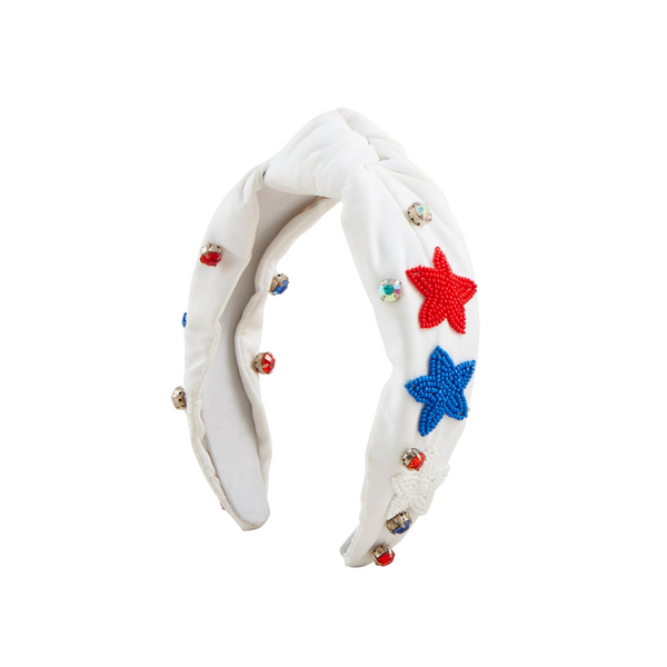 4Th Of July Beaded Headbands