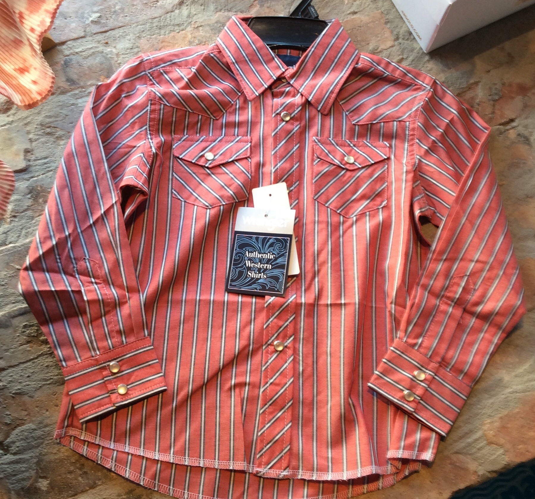 Boys Authentic L/S Western Snap Shirt