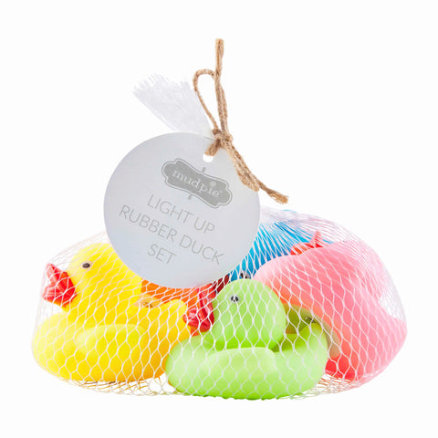 Light Up Rubber Duck Bath Toy