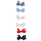 Red/Blue Bitty Bows