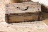 Wood Brick Mold Box W/Lid