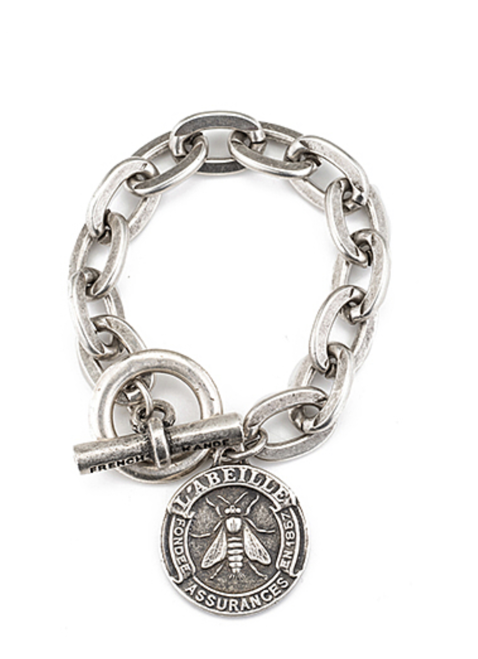 Ss Clad Lourdes Chain Bracelet