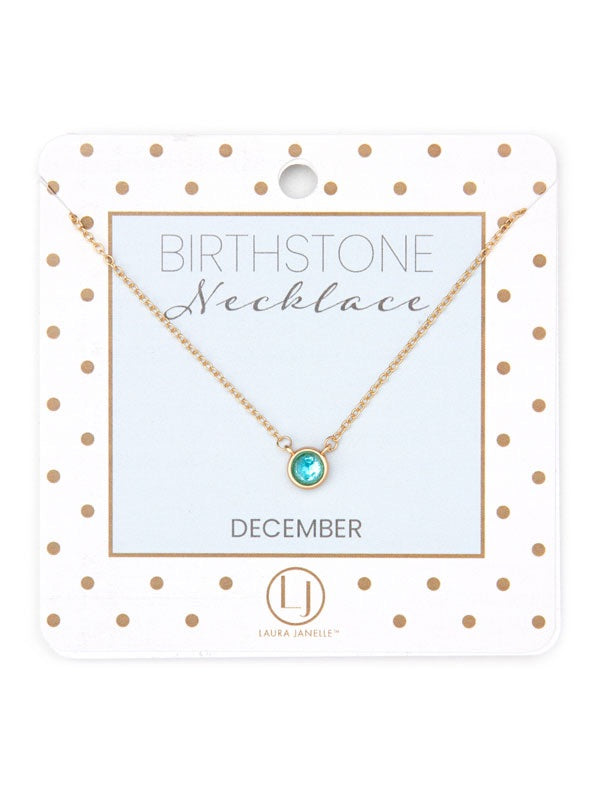 Dainty Birthstone Necklace